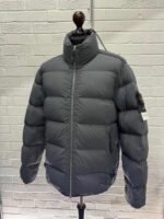 STONE ISLAND 44028 SEAMLESS TUNNEL NYLON DOWN-TC JACKET - Colour  Lead   -  Large / 25” p2p - Image 4