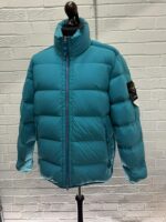 STONE ISLAND 44028 SEAMLESS TUNNEL NYLON DOWN-TC JACKET - Colour  Turquoise   -  Large / 25” p2p - Image 4