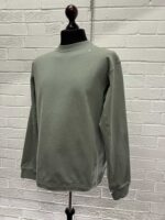 STONE ISLAND 601G5 STONE ISLAND STELLINA SWEATSHIRT IN SAGE GREEN -     Large  / 24” p2p - Image 5