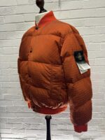 STONE ISLAND 43232 MACRO RIPSTOP NYLON METAL IN ECONYL REGENERATED NYLON DOWN-TC BOMBER DOWN JACKET  R-  Lobster Red  -  Large / p2p 24” - Image 3