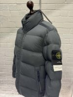 STONE ISLAND 44028 SEAMLESS TUNNEL NYLON DOWN-TC JACKET - Colour  Lead   -  Large / 25” p2p - Image 6