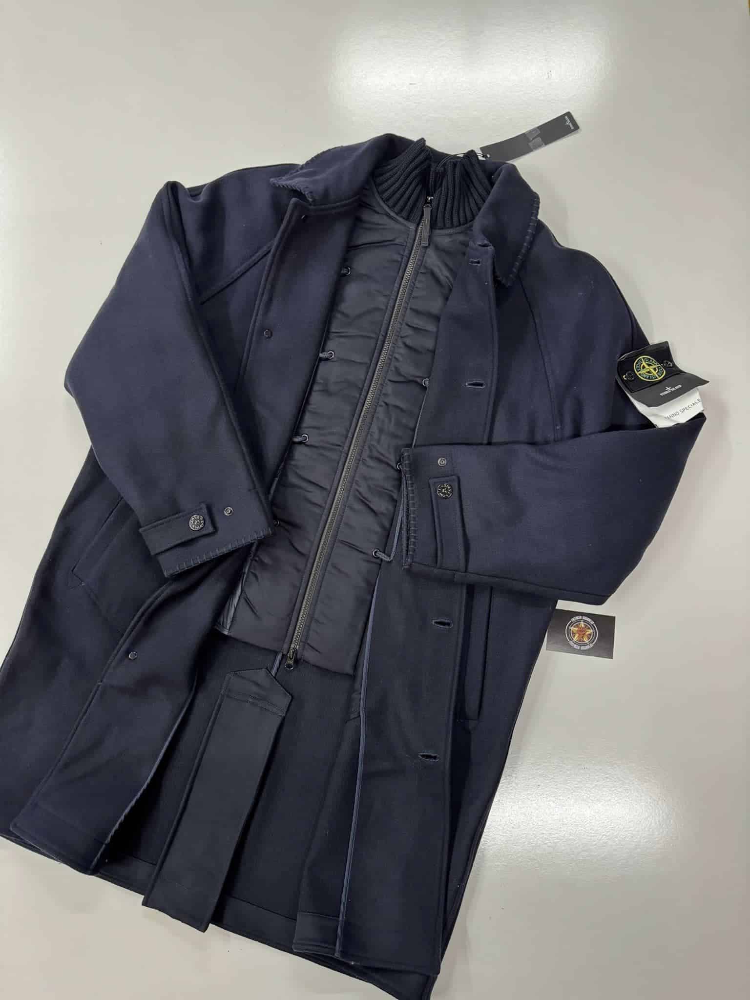STONE ISLAND 71230 PANNO SPECIALE COAT - Colour Navy - Large / 26 