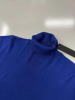 Stone Island 525C4 Turtleneck knit in pure light wool  -  Colour  Ultramarine Blue - Large / 22.5” p2p - Image 4