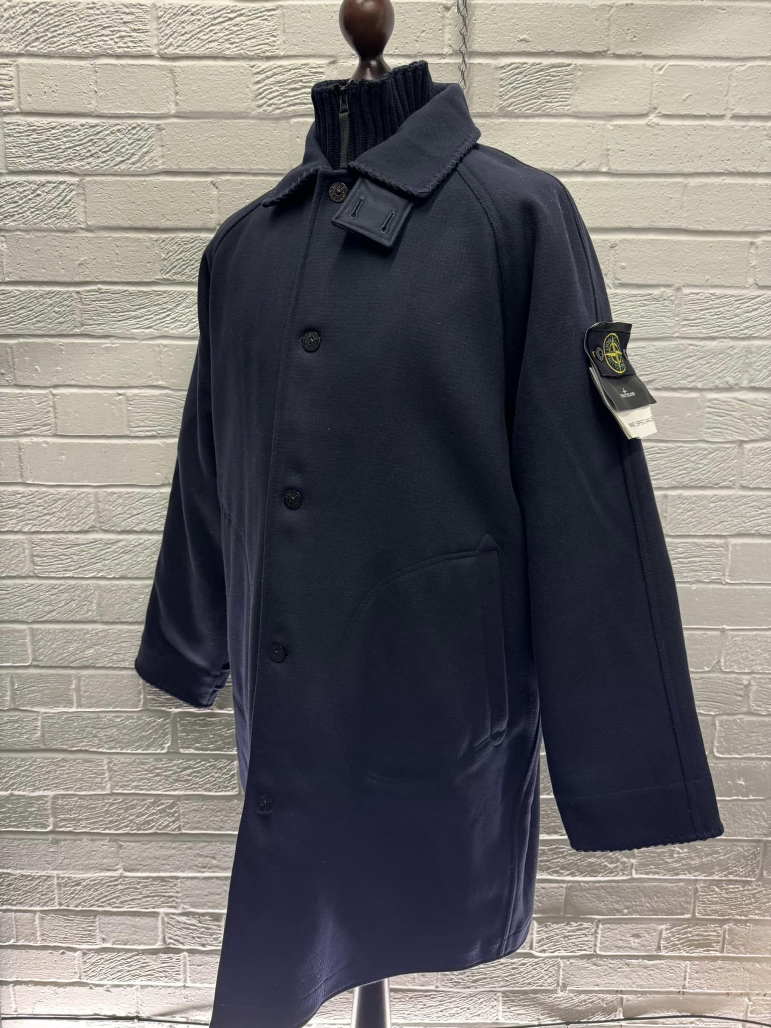 STONE ISLAND 71230 PANNO SPECIALE COAT - Colour Navy - Large / 26