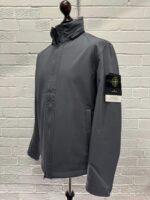 STONE ISLAND Q0222 SOFT SHELL-R_E.DYE TECHNOLOGY IN RECYCLED POLYESTER JACKET - Colour Lead -  Large / p2p 23” - Image 9