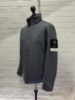 STONE ISLAND Q0222 SOFT SHELL-R_E.DYE TECHNOLOGY IN RECYCLED POLYESTER JACKET - Colour Lead -  Large / p2p 23” - Image 10