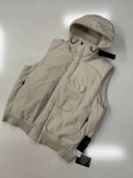 Stone Island G1021 Opaque Nylon Twill Down Vest-Large / p2p 25.5”