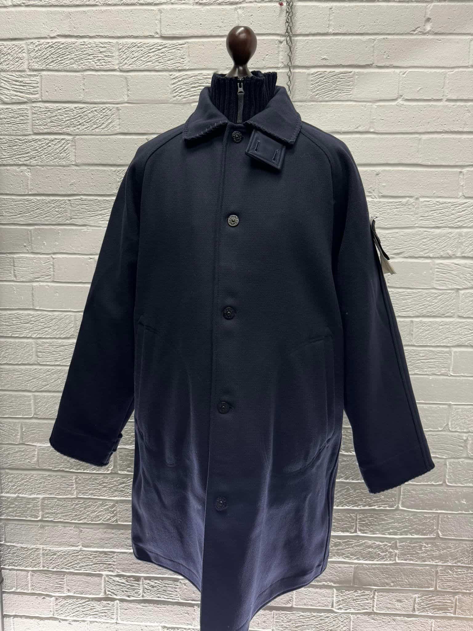 STONE ISLAND 71230 PANNO SPECIALE COAT - Colour Navy - Large / 26