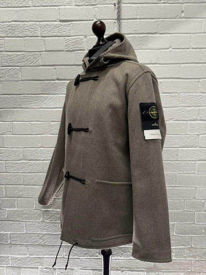 Stone Island 42930 Panno Speciale Duffle coat -  Large / 25” p2p - Image 9