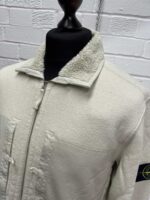 Stone Island 67256 Plated Terry Fleece Track Top-Large / 23” p2p - Image 3