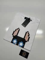 Dsquared2 Pixel dog T-shirt in white. - Image 2