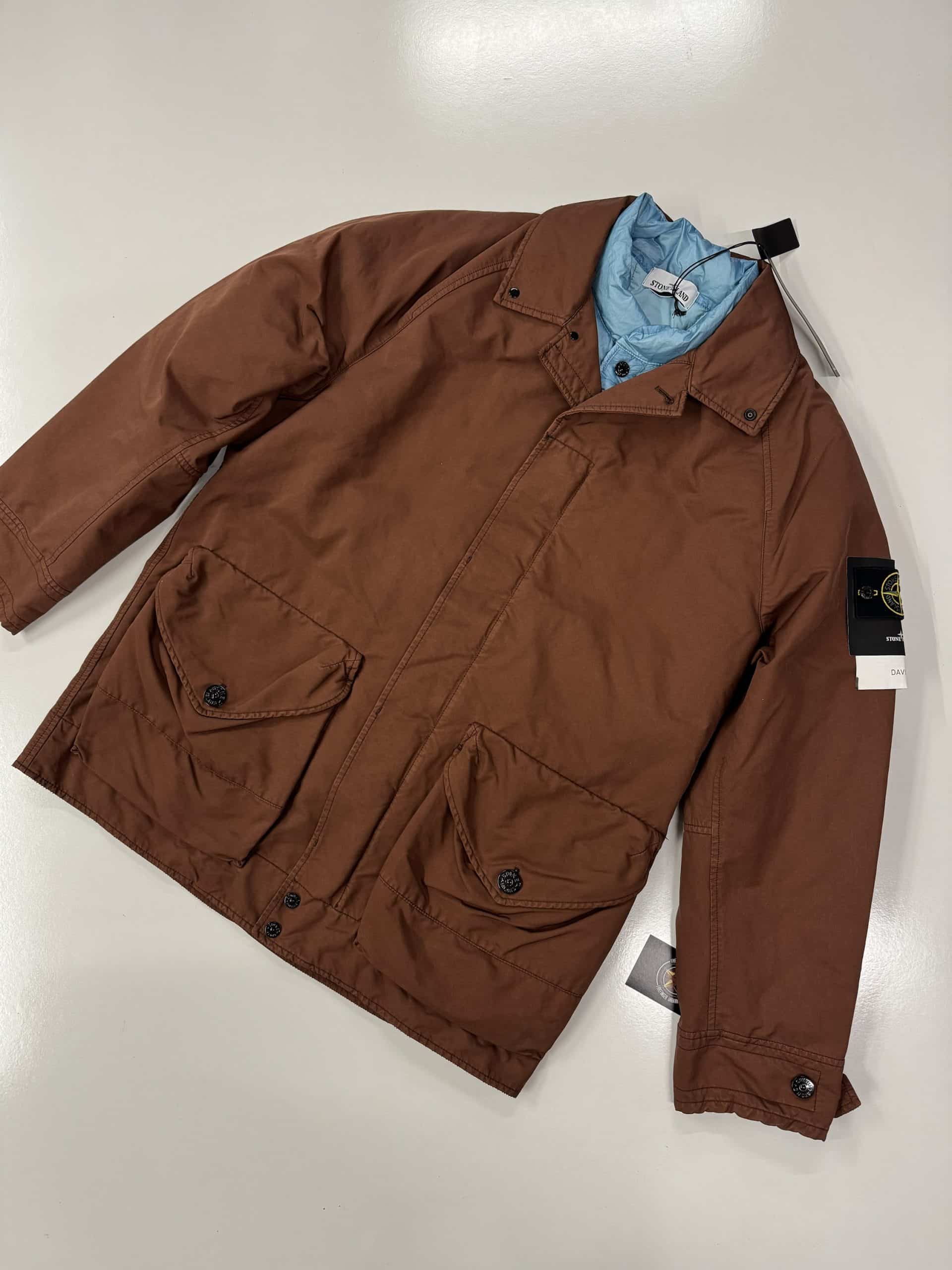 Stone Island 41449 DAVID-TC Car coat in David-TC. Large / p2p 25 