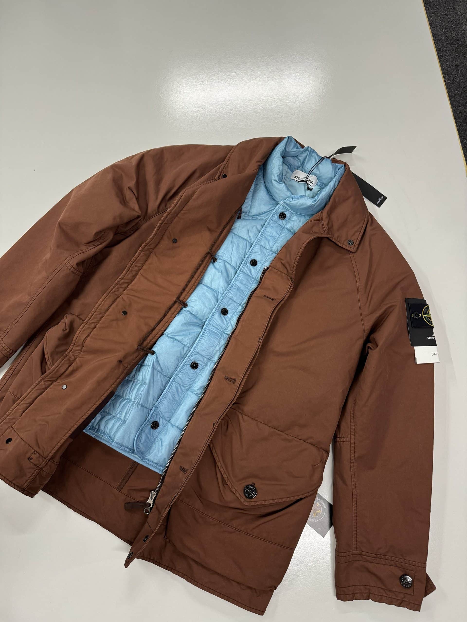 Stone Island 41449 DAVID-TC Car coat in David-TC. Large