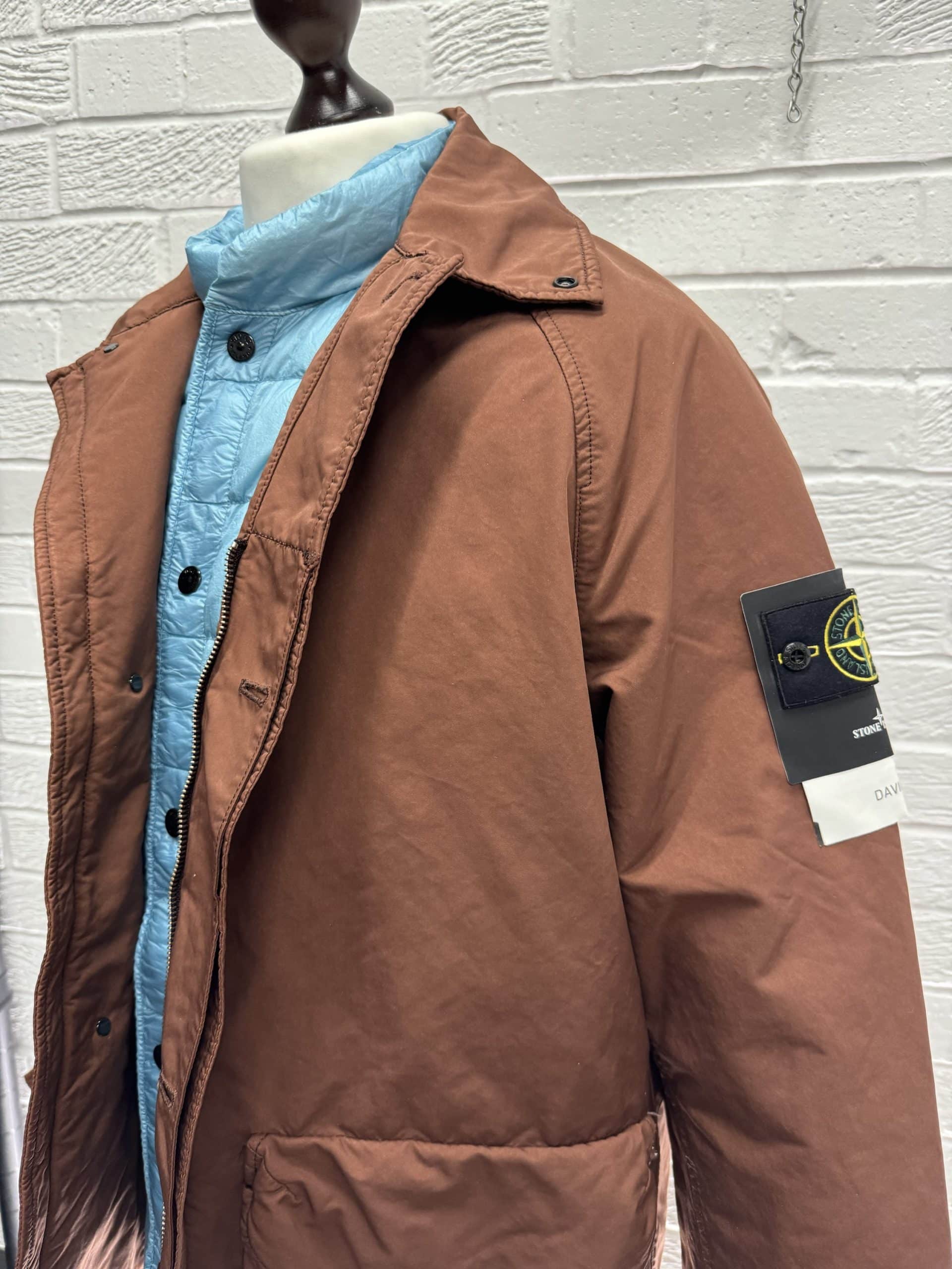 Stone Island 41449 DAVID-TC Car coat in David-TC. Large / p2p 25 