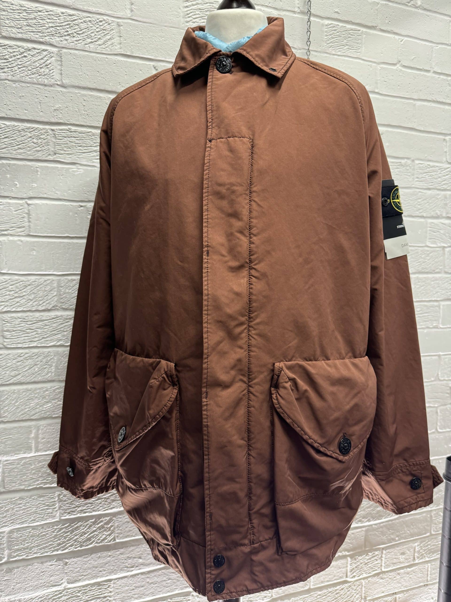 Stone Island 41449 DAVID-TC Car coat in David-TC. Large