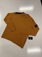 Stone Island 574B9 Crewneck knit in slub wool nylon. Large - 22” P2P