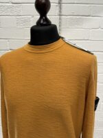 Stone Island 574B9 Crewneck knit in slub wool nylon. Large - 22” P2P - Image 4