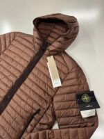 Stone Island 40324 Loom Woven Chambers R-Nylon Down -Tc Jacket In Brown - Image 2