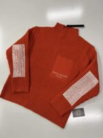 543XA Stone Island Marina Mock neck knit in full-rib pure wool -  Large / 23.5” p2p