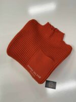 543XA Stone Island Marina Mock neck knit in full-rib pure wool -  Large / 23.5” p2p - Image 3