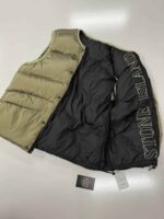 Stone Island G1119 Nylon Metal in Econyl Regenerated Nylon Down_reversible Vest-Large / P2P 24” - Image 4