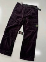 Stone Island 32109 Cargo pants in Velour cotton - Colour purple  -W32” (fitting generous) - Image 5