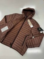 Stone Island 40324 Loom Woven Chambers R-Nylon Down -Tc Jacket In Brown - Image 6
