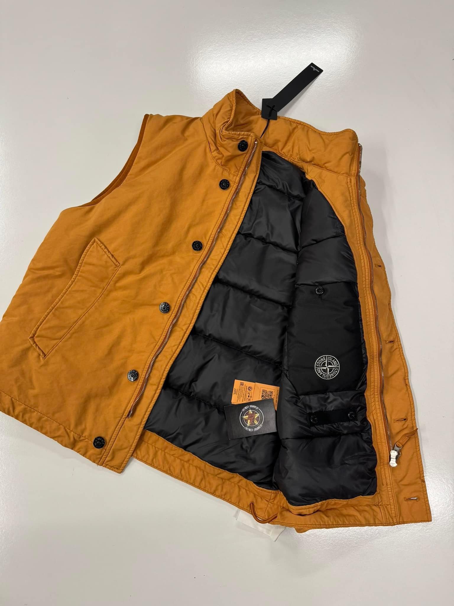 Stone Island G0549 David-TC Down Vest - Colour Rust Large / 23