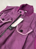 Stone Island G0224 Modified Panama 6/3 HT Nylon + Leather With Primaloft®-Tc Gilet In Purple - Image 8