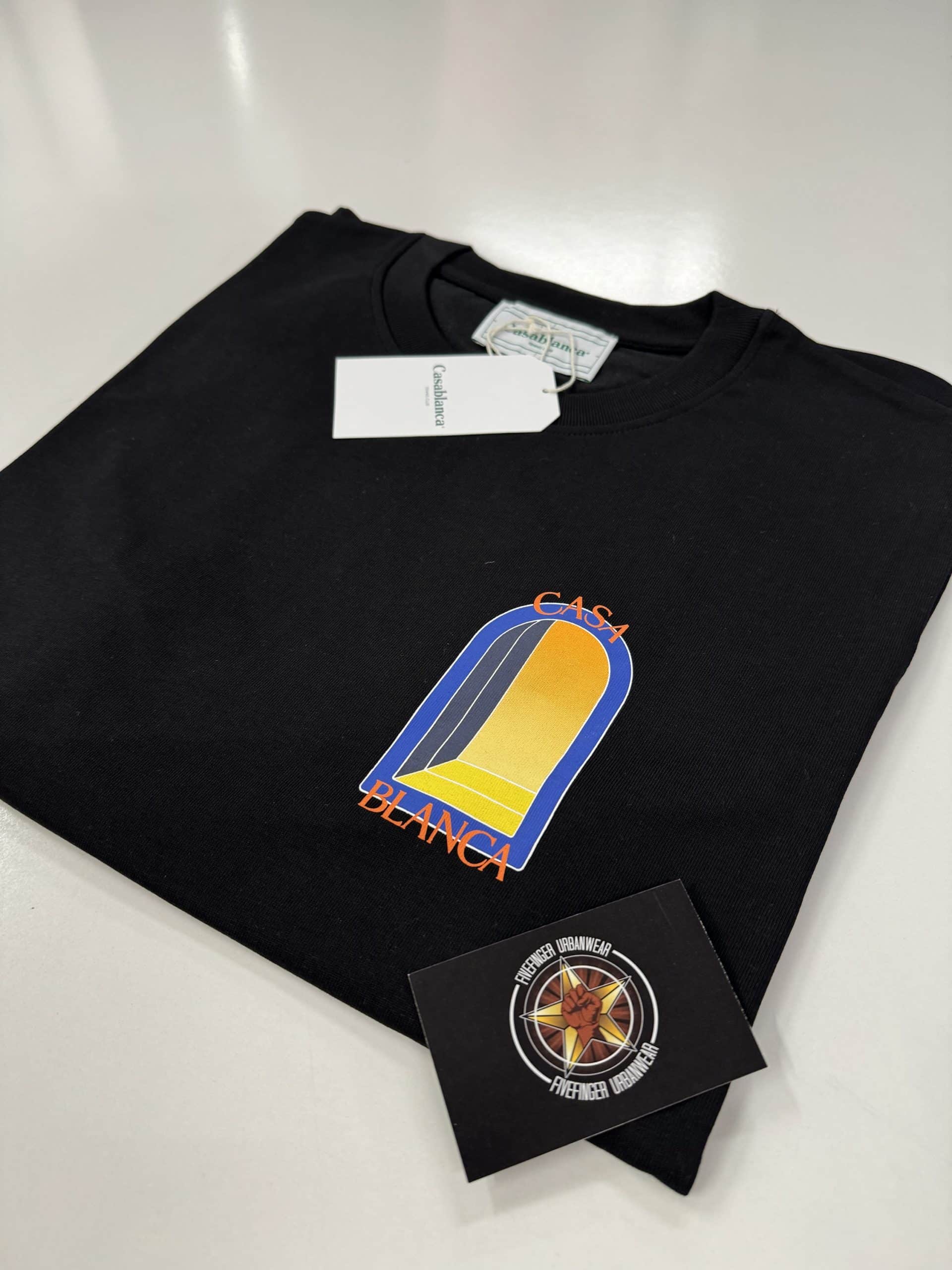 img_8517 Casablanca Black ‘L’arche De Nuit’ T-Shirt. - Image 1