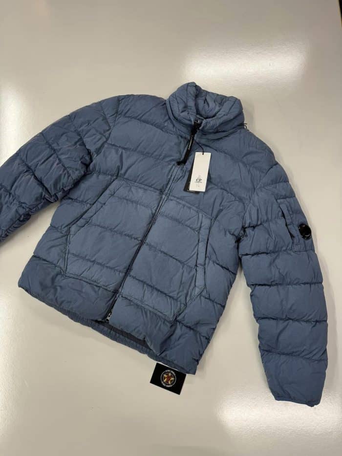 CP Company Eco-Chrome R Down Jacket  - Blue - Image 1