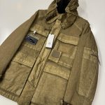 C.P. Company Metropolis Series Co-Ted Hooded 2 in 1 Jacket in Khaki