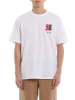 Burberry Hesford cotton T-shirt in white - Image 2