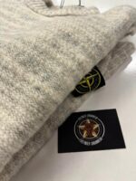 Stone Island 532D3 Crewneck knit in a two-color wool and nylon yarn    -    Large / p2p 23.5” - Image 2