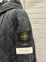 Stone Island 70133 50 Fili Quilted-tc Parka Jacket In Lead Grey - Large / p2p 26” - Image 4