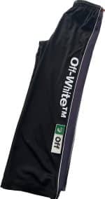 Mens Off-White logo-patch track pants