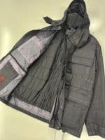 C.P. Company Metropolis Series Co-ted Hooded 2 in 1 Jacket In Black - Size 50 / Large / 23.5” p2p - Image 5