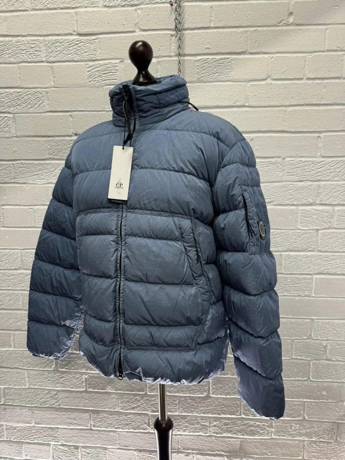 CP Company Eco-Chrome R Down Jacket  - Blue - Image 6