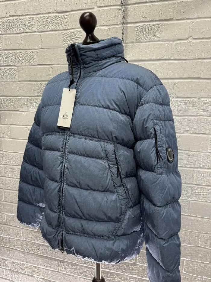 CP Company Eco-Chrome R Down Jacket  - Blue - Image 7