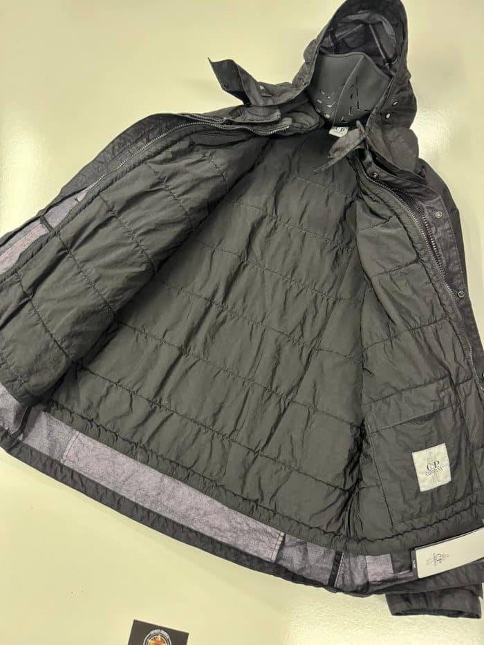 C.P. Company Metropolis Series Co-ted Hooded 2 in 1 Jacket In Black - Size 50 / Large / 23.5” p2p - Image 6