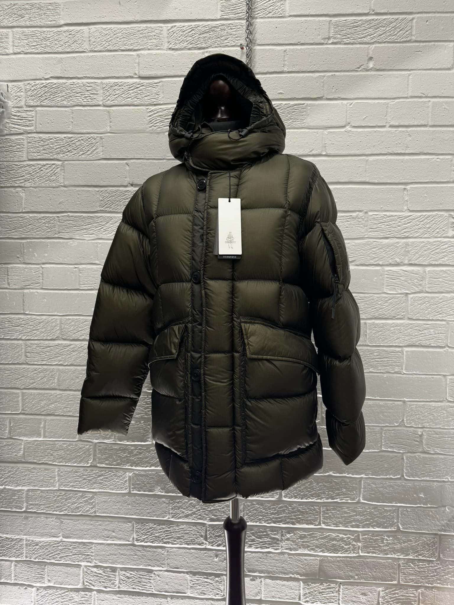 CP Company DD Shell Down Jacket - Green - Fivefinger