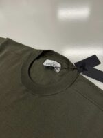 Stone Island 510C4 Crewneck knit in pure light wool. - Colour Dk Green - XL / p2p 24” - Image 2