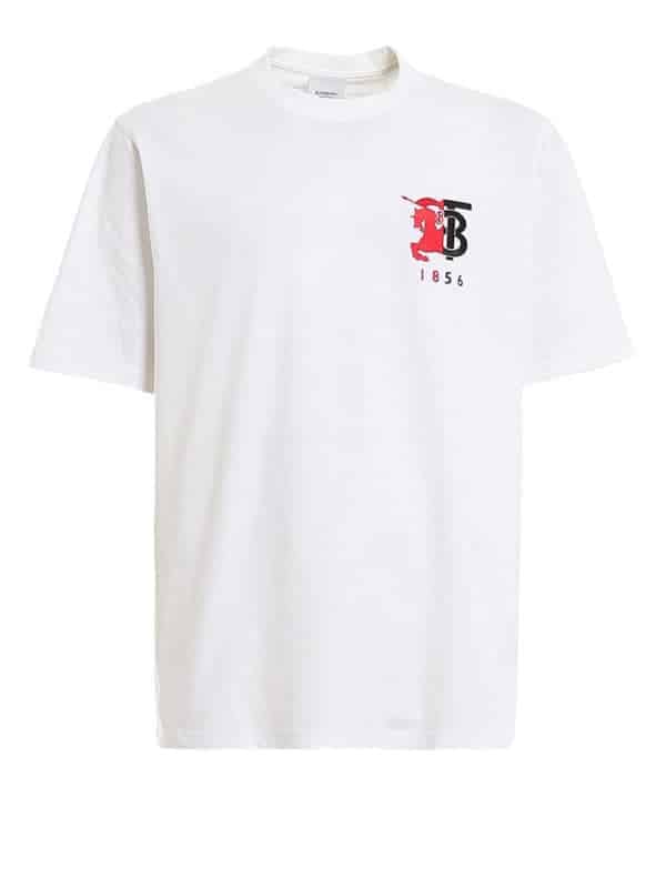 418946976_250673944727590_4293170752217956393_n Burberry Hesford cotton T-shirt in white - Image 4