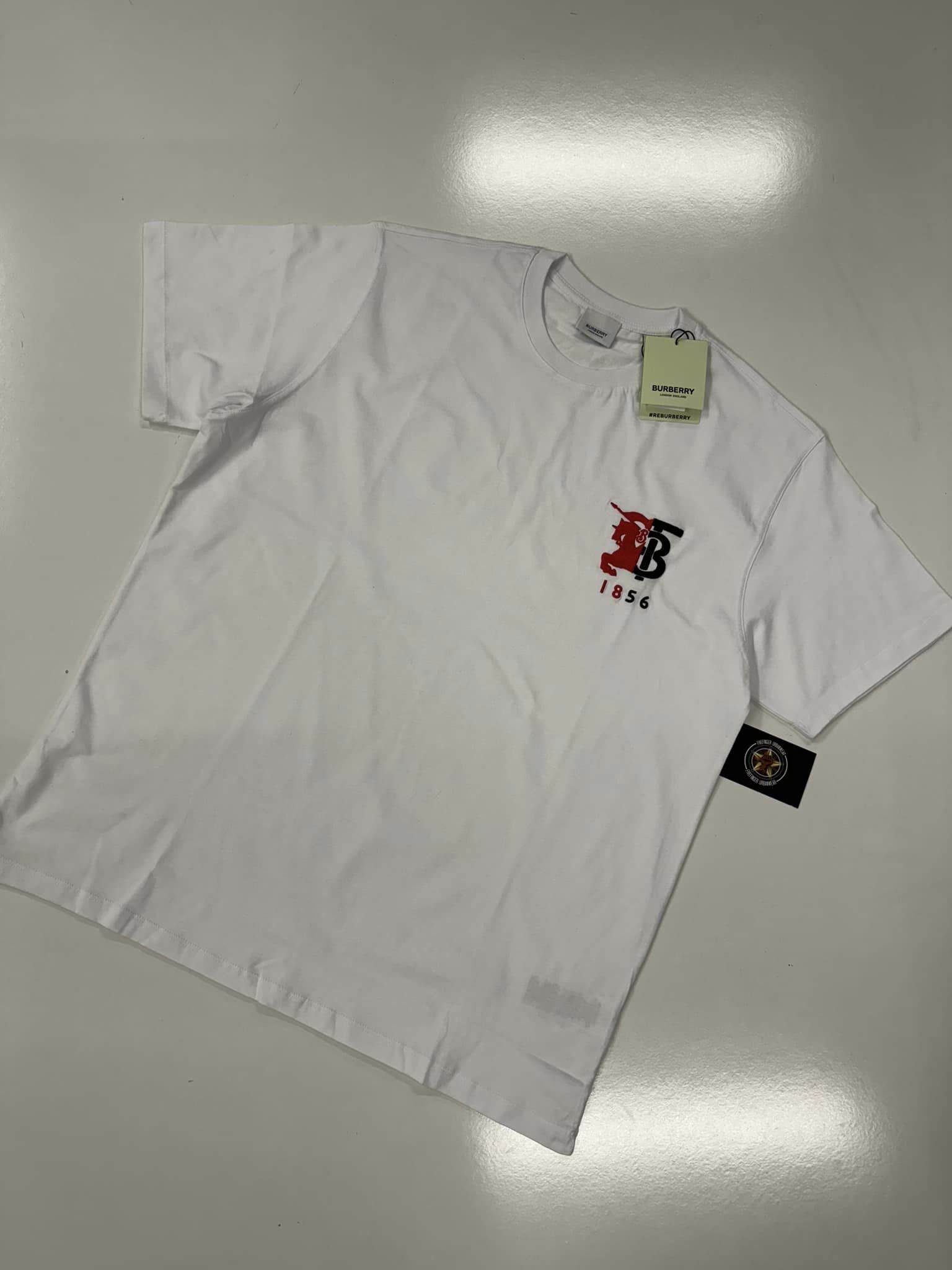 418991937_250674054727579_1167673928996859629_n Burberry Hesford cotton T-shirt in white - Image 8