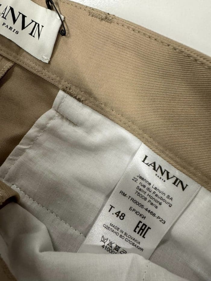 Lanvin Mens Biker Trousers -Size 48/ w32” - Image 9