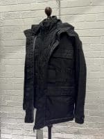 C.P. Company Metropolis Series Co-ted Hooded 2 in 1 Jacket In Black - Size 50 / Large / 23.5” p2p - Image 9