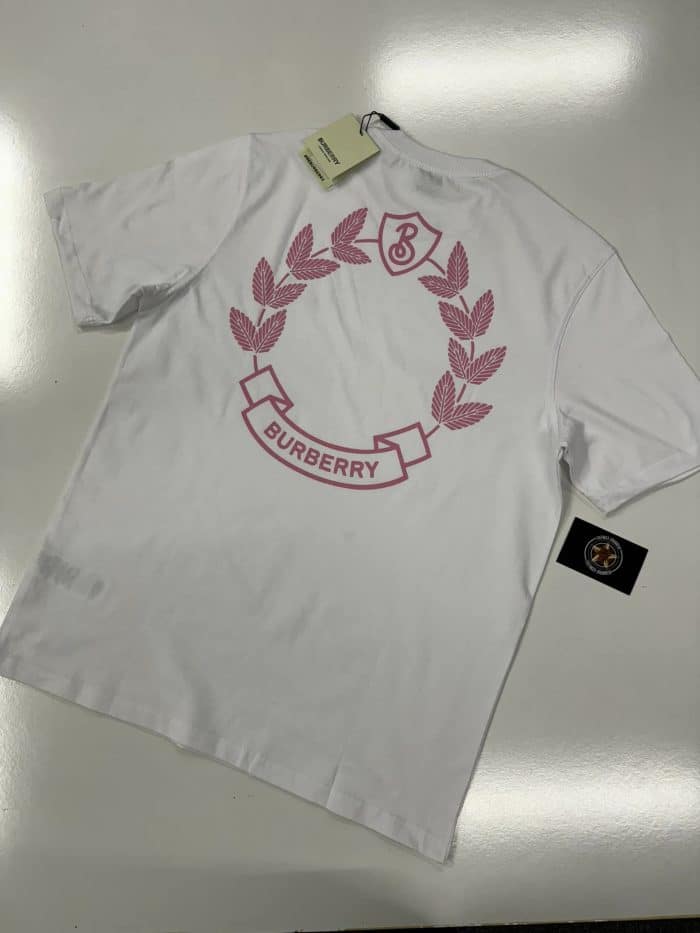 Burberry Shoreham logo-print cotton T-shirt in white - Image 2