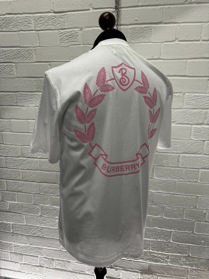 Burberry Shoreham logo-print cotton T-shirt in white - Image 8