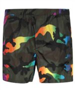 Valentino VV3UH028721 Camouflage Swim shorts - Image 9