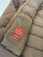 C.P. Company Eco-Chrome R Hooded Down Goggle Jacket  in Chestnut Brown - Image 4